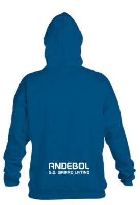 SWEAT AZUL C/CAPUZ